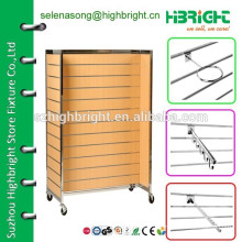 MDF aluminum Slatwall Display fixture